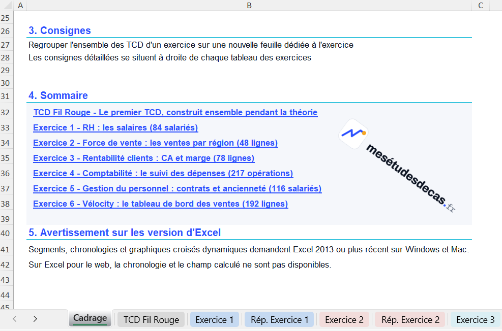 Capture 2 : le fichier corrigé